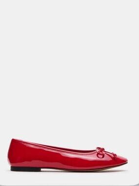 Steve Madden Vixen Red Patent Ballerina Flats Red Size 10 ❤️
